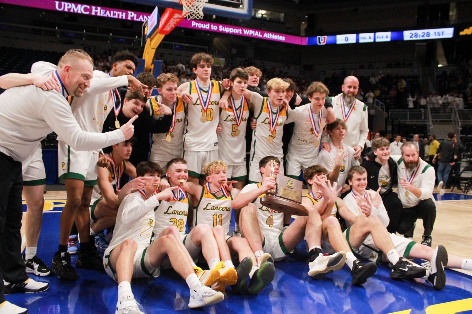 Deer Lakes boys basketball WPAIL champs
